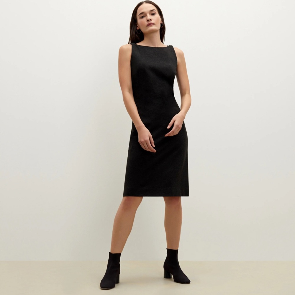MM Lafleur The Lydia Green Twist Strap Ponte Sheath Sleeveless Career Dress 10